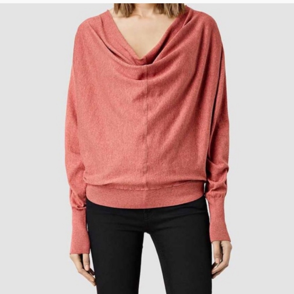 All Saints elgar cowl neck sweater
